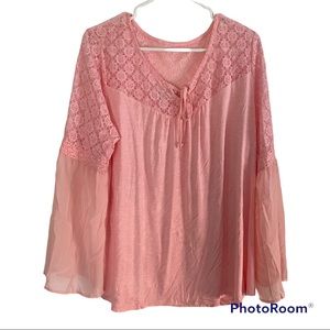 Christopher & Banks Boho blouse top NWT